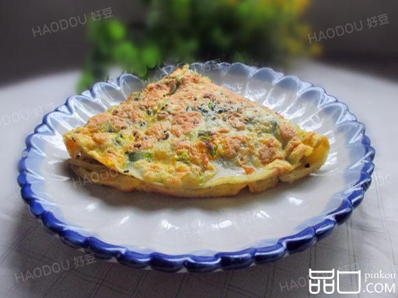 青菜鸡蛋饼