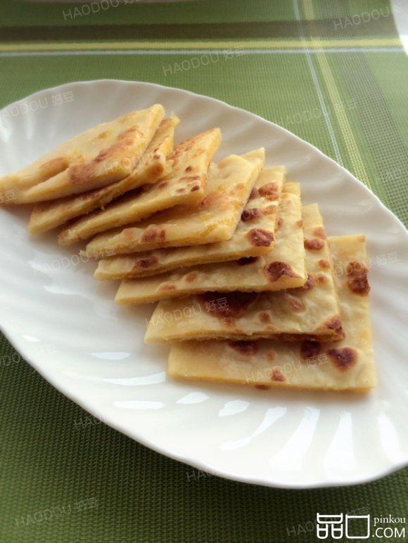 甜玉米面馅饼