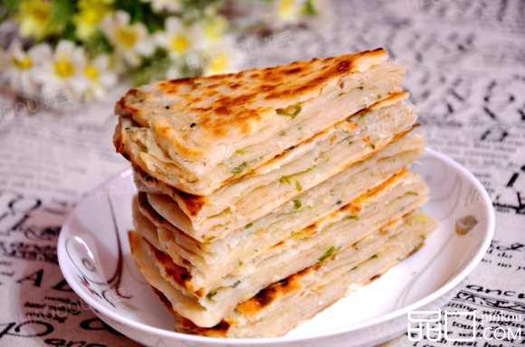 芝麻香葱千层饼