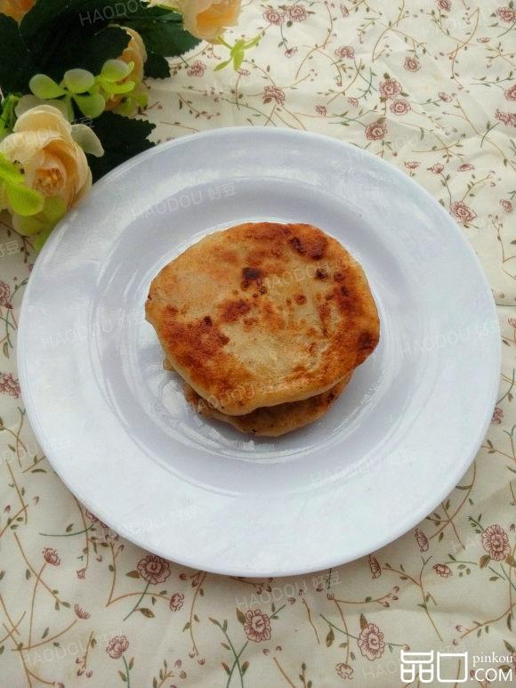 烫面包菜素饼