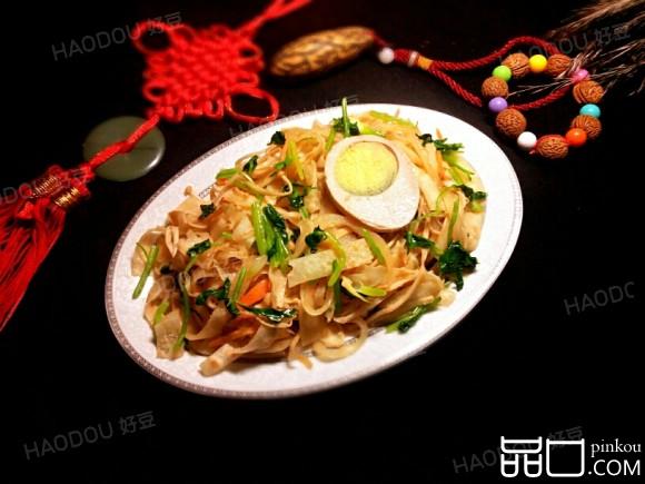 杂蔬炒饼