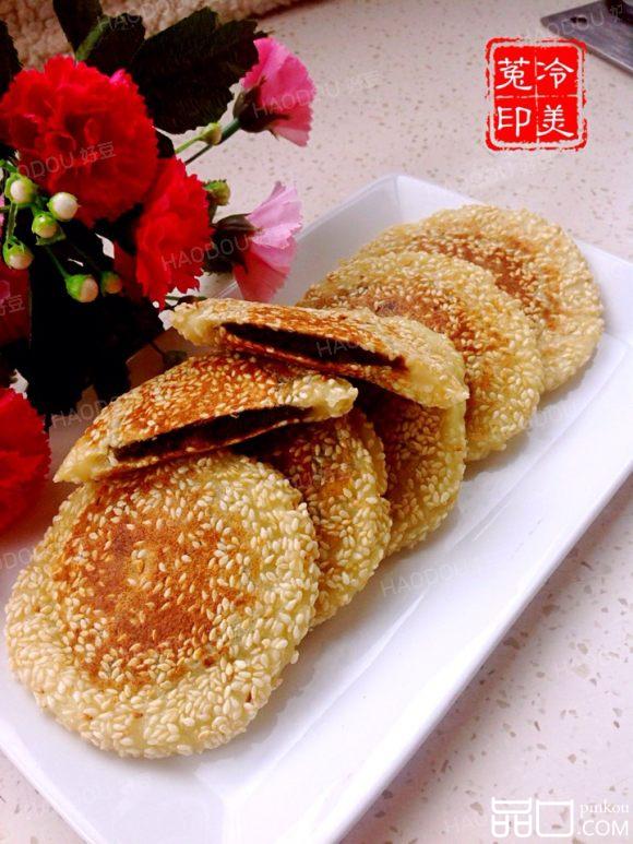 土豆枣泥芝麻饼