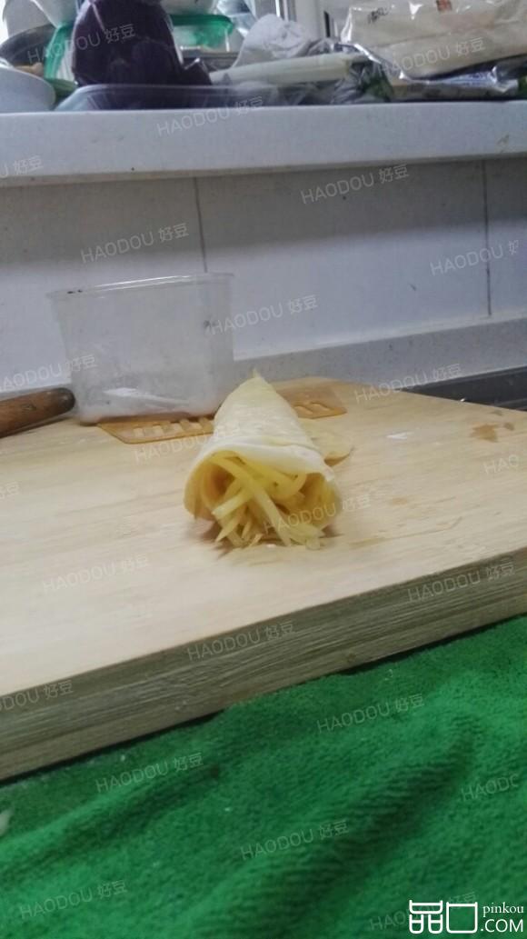 鸡蛋卷菜饼
