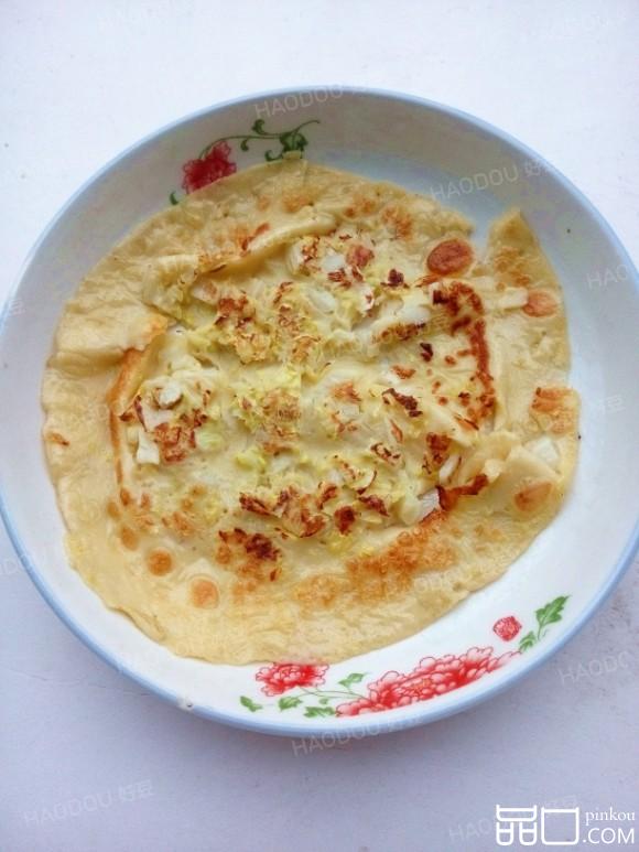 白菜鸡蛋饼