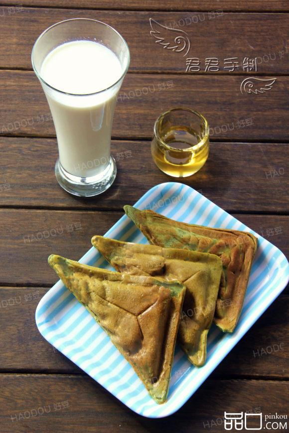 抹茶酸奶蜂蜜蛋饼
