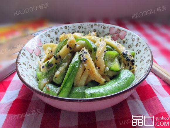 丝瓜烩鸡蛋饼