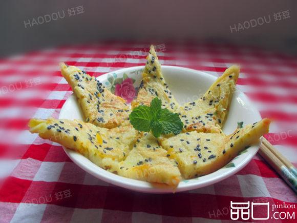 南瓜丝鸡蛋煎饼
