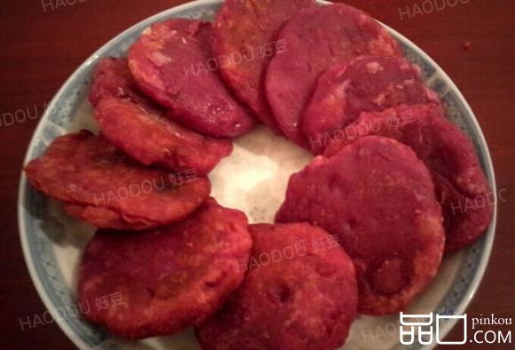 香煎紫薯饼