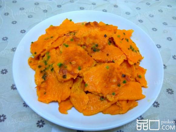 手撕胡萝卜薄饼