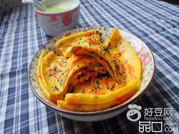红萝鸡蛋饼
