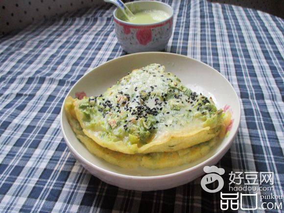 白菜芝麻饼