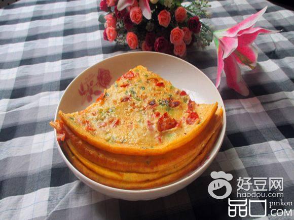 西红柿鸡蛋饼