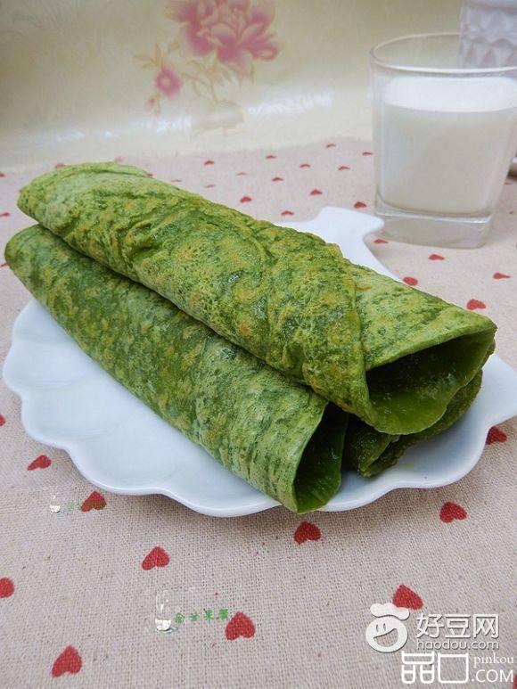 菠菜米饼