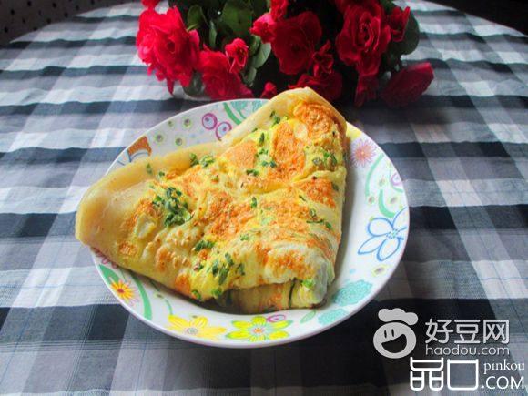 芝麻鸡蛋葱花饼