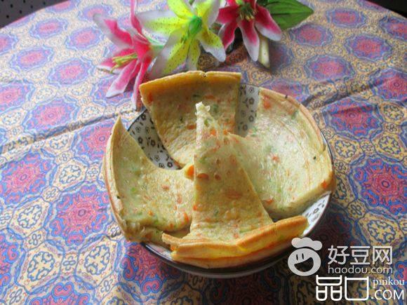 青椒红萝卜煎饼