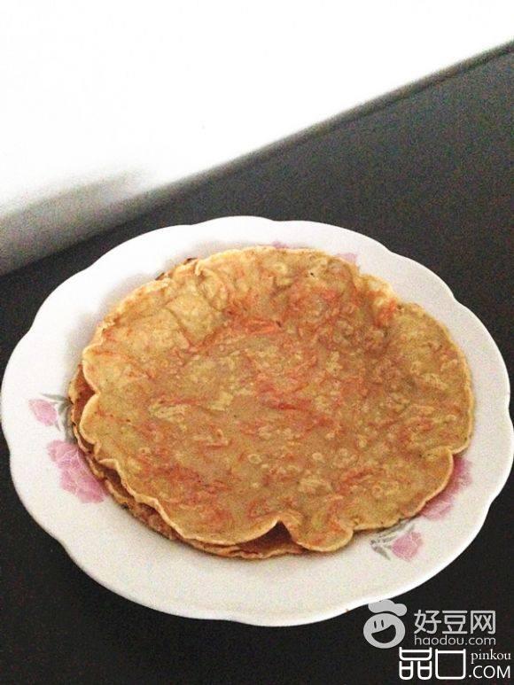 胡萝卜鸡蛋煎饼