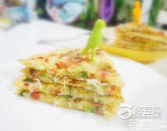 萝卜丝鸡蛋饼