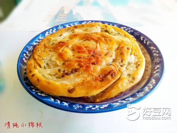 香酥葱香奶油千层饼
