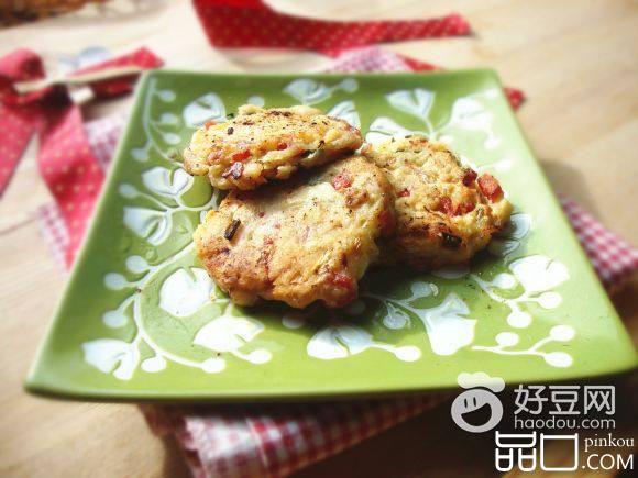 培根豆渣饼