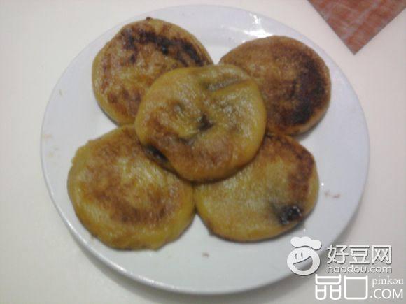 红薯豆沙饼