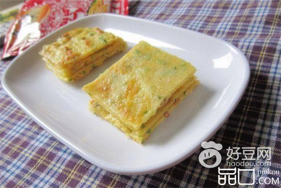 葱花榨菜鸡蛋饼