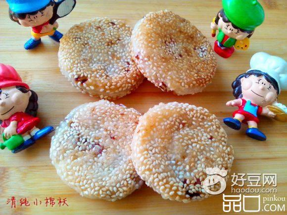 枣香酸奶豆面芝麻饼