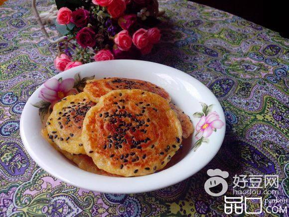 红薯糯米芝麻饼