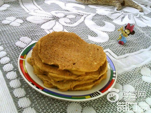 红糖豆渣松饼