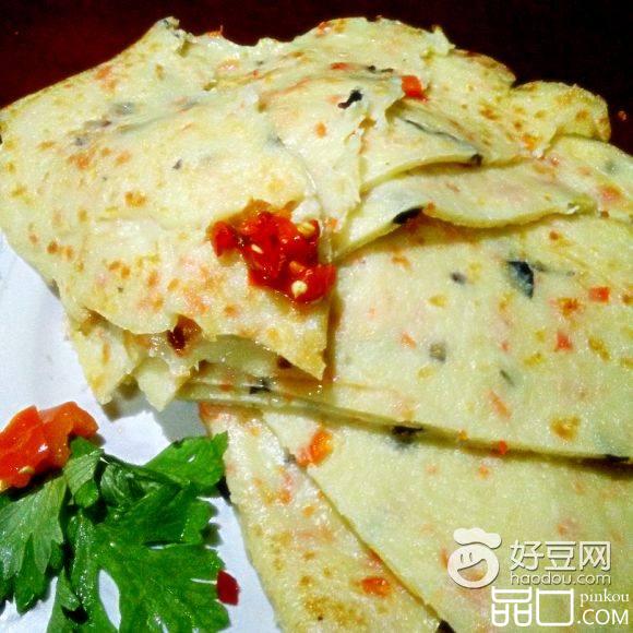 红椒木耳煎饼
