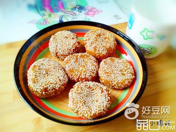薯香红糖豆渣饼