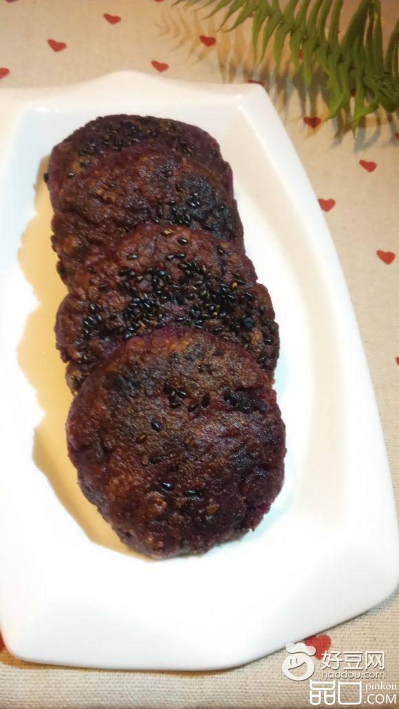 煎紫薯饼