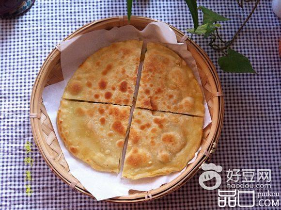 玉米肉馅大煎饼