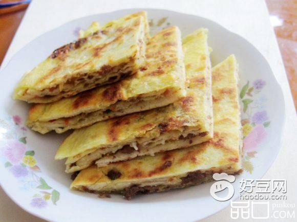 肉末千层饼