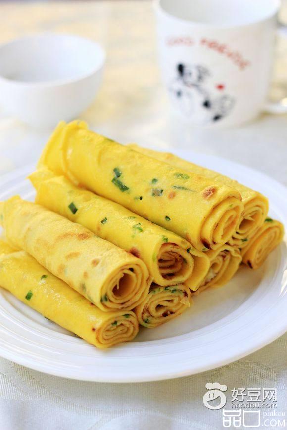 玉米面鸡蛋葱花饼