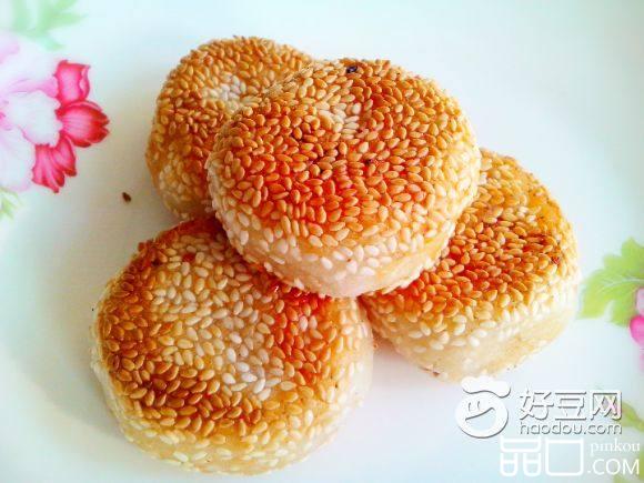 芝香柿子馅糯米饼