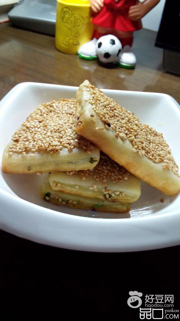 葱油芝麻薄饼