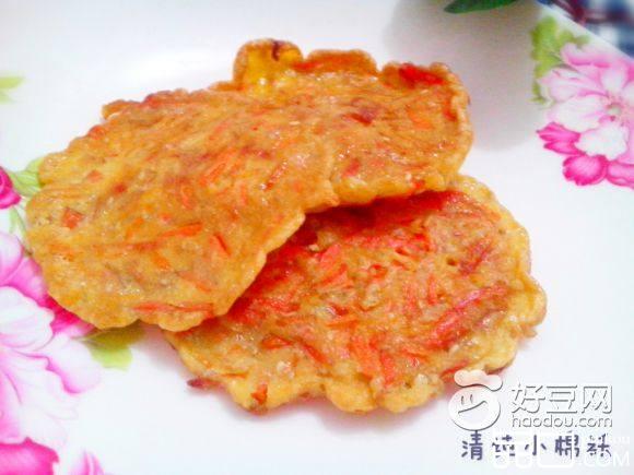 香煎胡萝卜鸡蛋饼