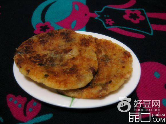蜜豆玉米饼