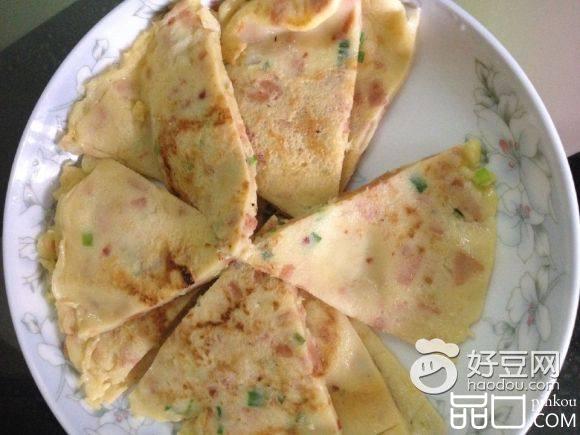 火腿白菜煎饼