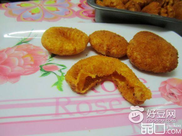炸空心南瓜饼