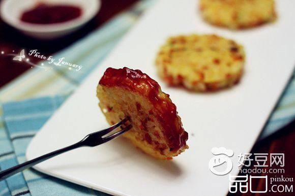 火腿米饭饼