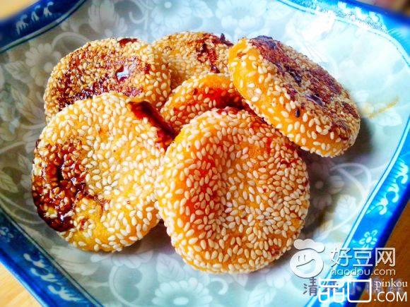 焦糖南瓜芝麻馅饼