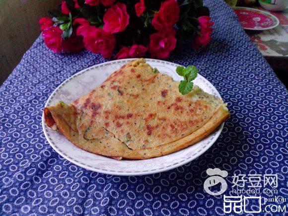 豆渣鸡蛋饼