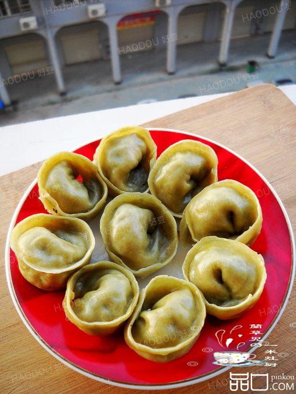 茼蒿粉丝元宝蒸饺