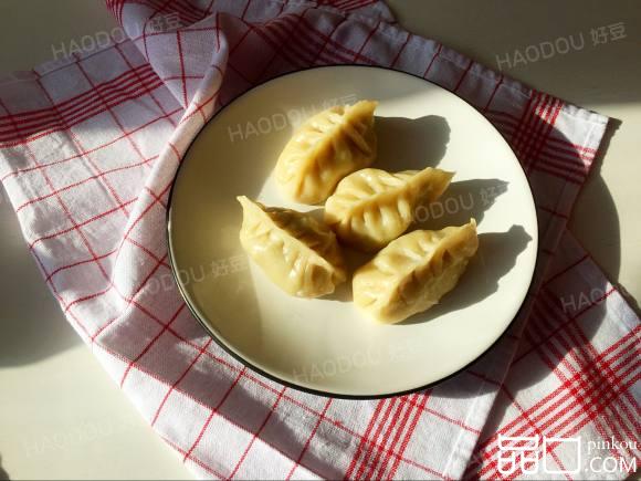 蘑菇肉蒸饺