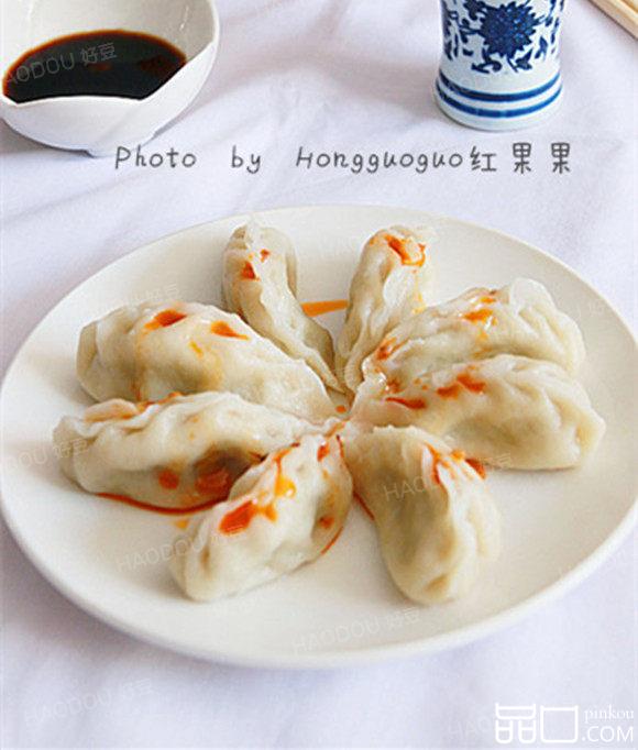 鲜肉豆角柳叶水饺