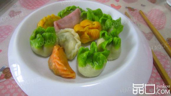 五色饺子闹中秋