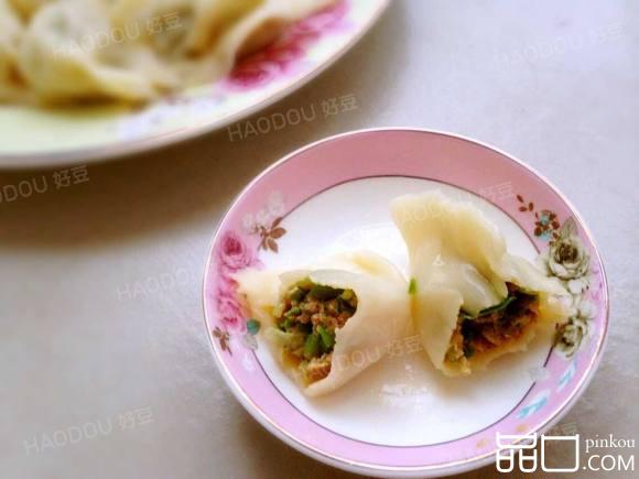青椒肉饺子
