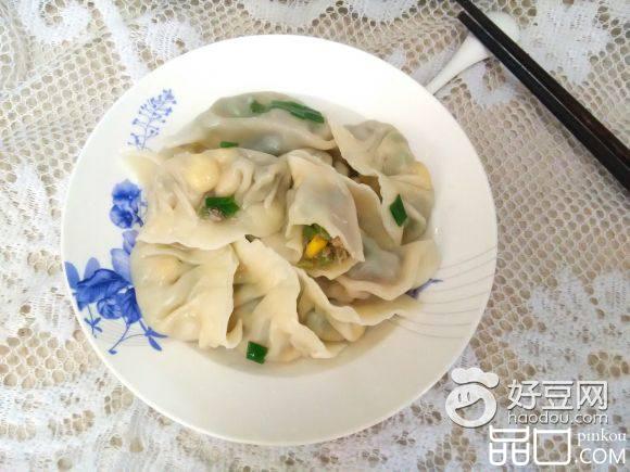 豇豆玉米猪肉饺子