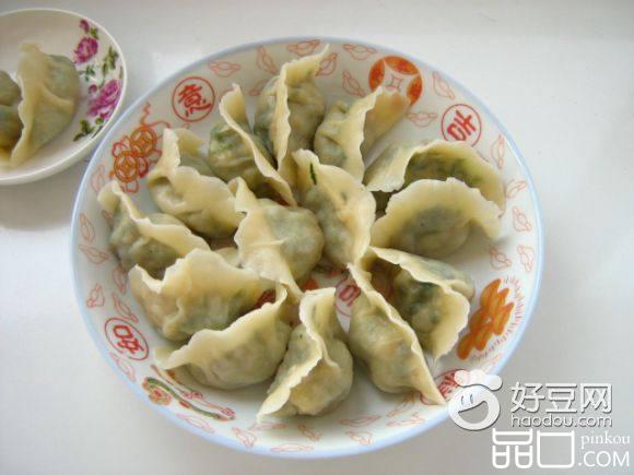 荠菜鸡蛋水饺